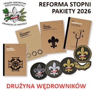 Stopnie OHy - pakiet dla DRUŻYNY WĘDROWNIKÓW